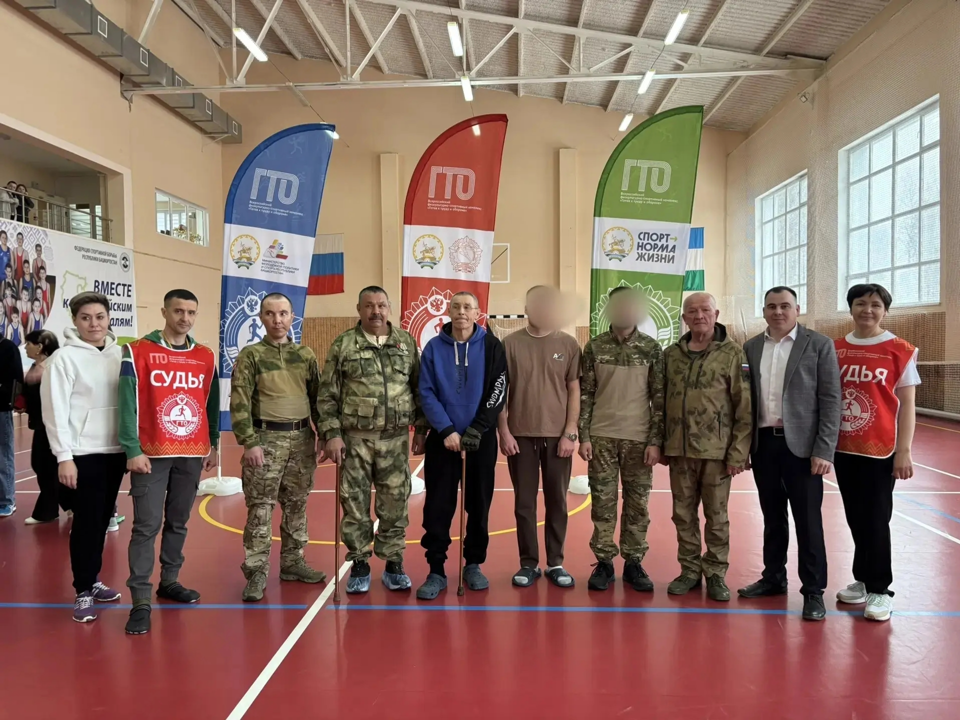 Сдача нормативов ВФСК ГТО в Верхних Татышлах