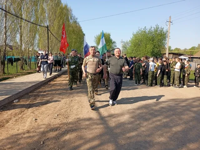 "Забег памяти" в Нижнебалтачевской школе