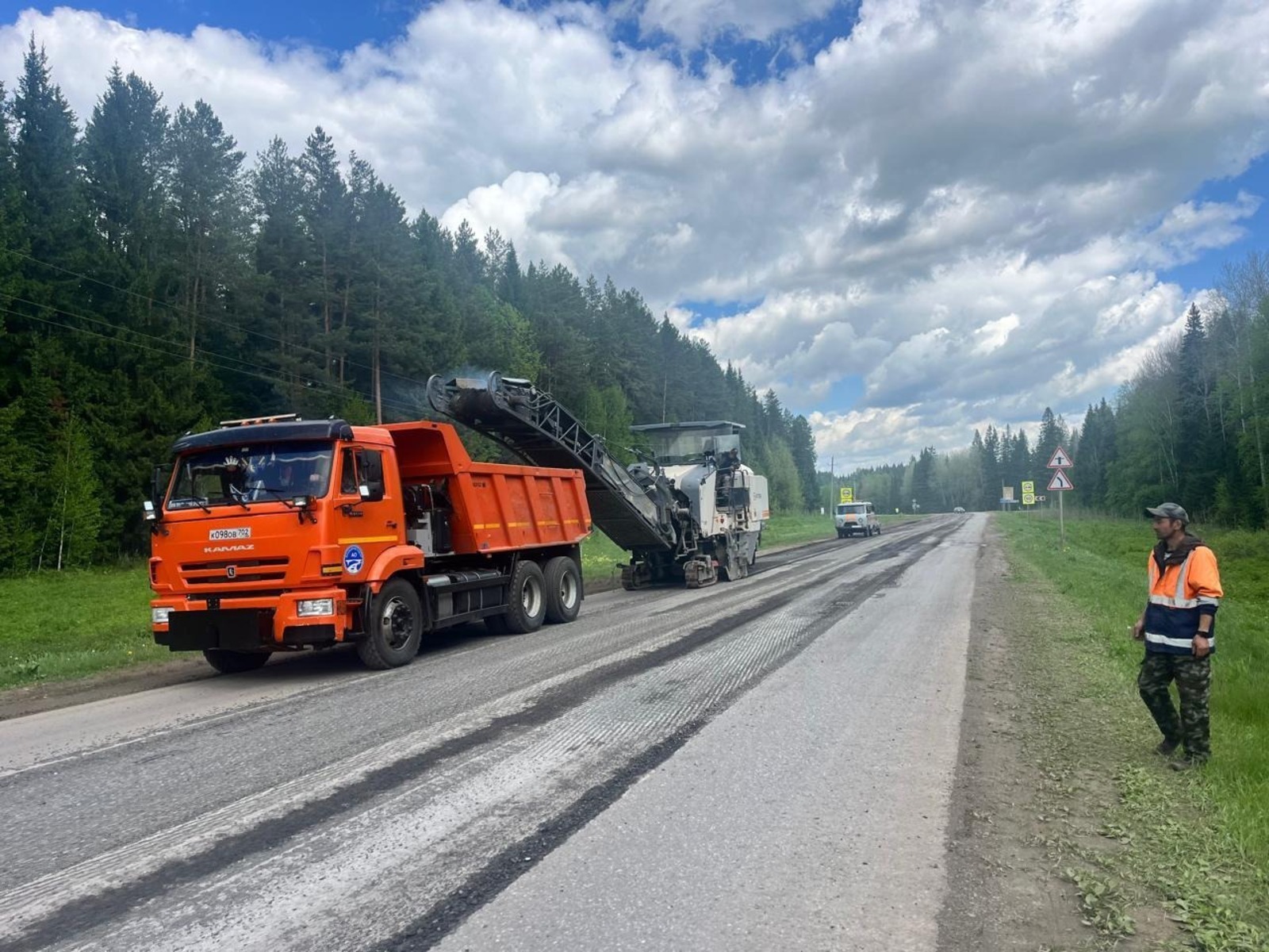 Татышлы ёросын региональной трассаез тупато