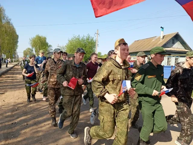 "Забег памяти" в Нижнебалтачевской школе