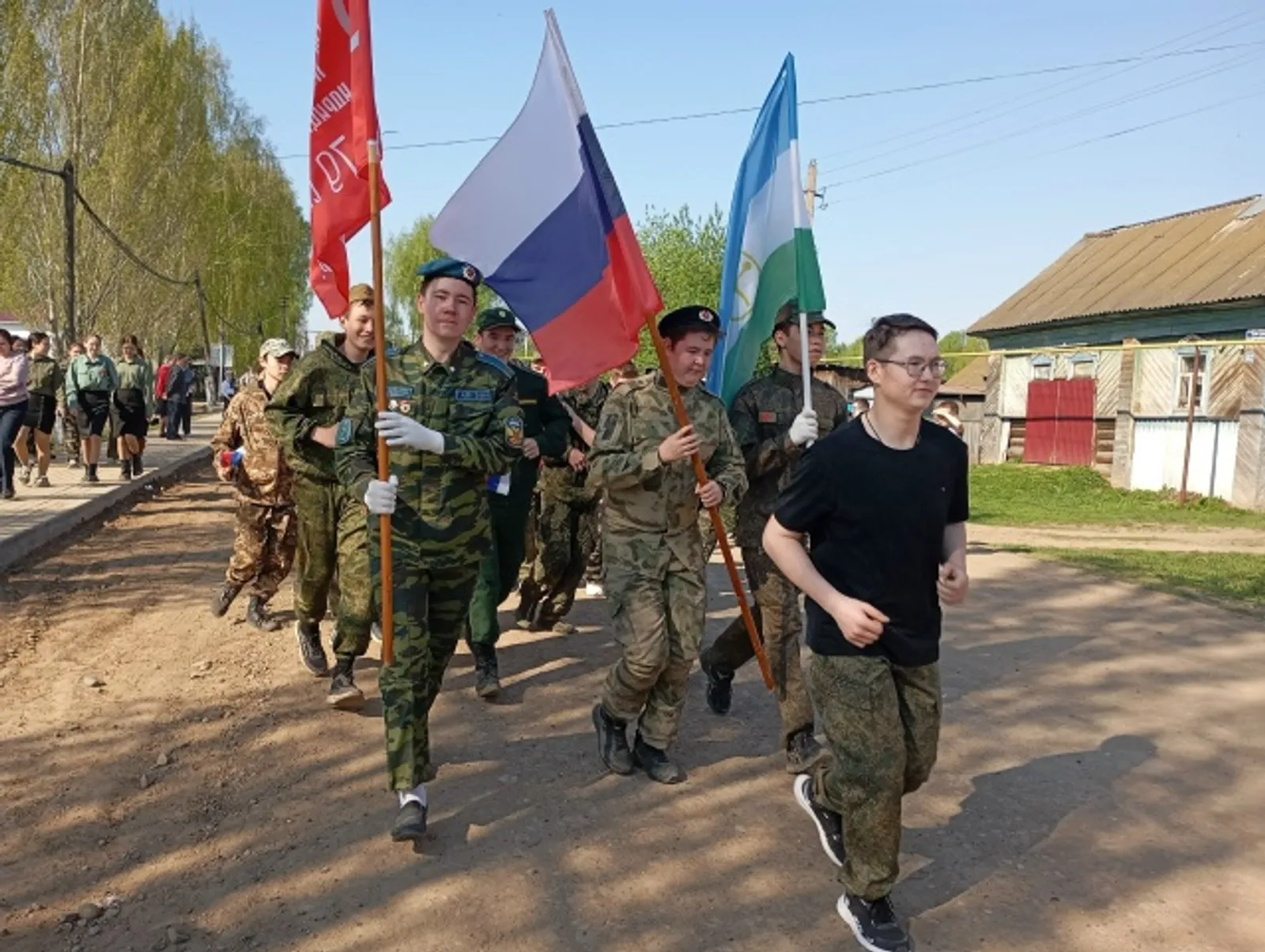 "Забег памяти" в Нижнебалтачевской школе